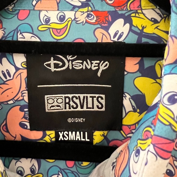 RSVLTS Disney 100 Mickey & Friends Button-Up Shirt - EUC - Picture 3 of 7